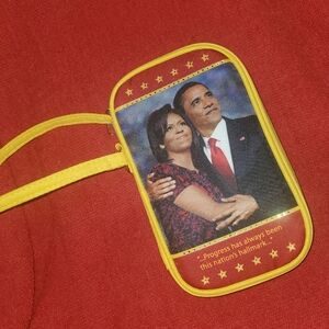 Yellow Wristlet with Inspirational Print